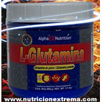 L-Glutamina 500gr. Mejora la recuperacin, mayor crecimiento muscular. Alpha Nutrition