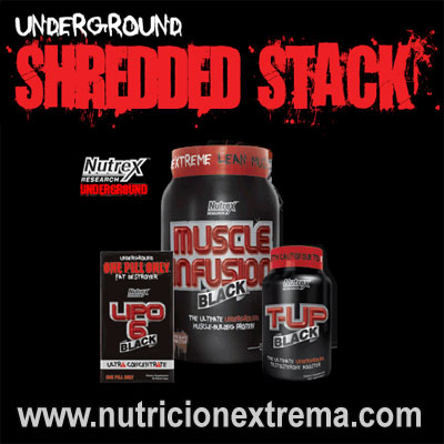 Shredded Stack - Ciclo de Definicin Muscular. - Consigue un rayado inigualable con etse stack de Nutrex