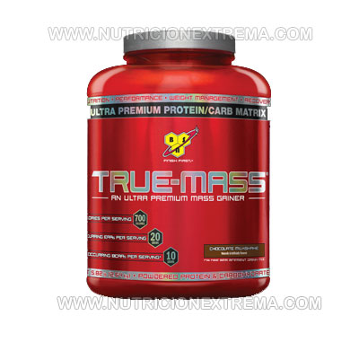 True-Mass 5.75 libras - Ganancias de masa muscular limpias de grasa. BSN
