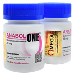 Anabol ONE  20 Dianabol 20 mg x 100 tabs. Gana volumen muscular! Omega 1 Pharma