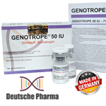 Genotrope 50 UI - Hormona de Crecimiento. Somatropina 16.7 mg. Deutsche Pharma