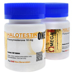 Halotestin ONE  10 Fluoxymesterona 10 mg x 100 tabs. Omega 1 Pharma