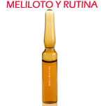 Extracto de Meliloto y Rutina  - Accin antiespasmdica, debida esencialmente a la cumarina y se ejerce a dos niveles
