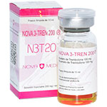 Nova 3-Tren 200 - Acetato y Enantato de Trenbolona 200 mg. Nova Meds - Es un esteroide inyectable de accin rpida con un gran efecto sobre metabolismo de la protena