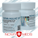 Nova Hulkz 20 - SARMs compuesto de Stenabolic SR9009 + RAD140 + YK-11. Nova Meds - Combinacin extrema para todo efecto! Un eficaz BadAss!