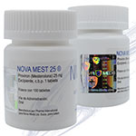 Nova Mest 25 - Proviron 25 mg Mesterolone 100 tabs. Nova Meds. - Mejora en tu post-ciclo y recupera la produccin de testo.