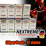 Super Pack - 12 viales. Nextreme LTD - 12 sustancias inyectables en un mismo pack a un super precio!!