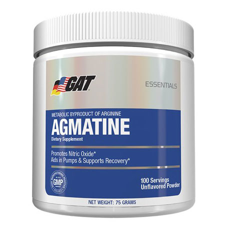 AGMATINE Powder - Bombeo Extremo de Oxido Nitrico + Recuperación - Excelente Producto a base de Arginina para Entrenamientos Intensos