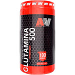 Glutamina Advance 500 - 100 Servicios de Glutamina de Alta Calidad. Advance Nutrition - Recuperación Muscular y Mejora de Resistencia en tus entrenos.
