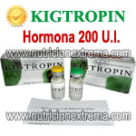 KIGTROPIN  200 UI - Hormona de Crecimiento. Caja 10 viales. - Caja con 200 unidades de Hormona de Crecimiento