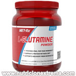 L-Glutamine Powder - aumento de fuerza, resistencia y masa muscular. Met-RX - Favorece la regeneración de las fibras musculares, promoviendo su desarrollo. 