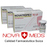 Novatrope 150 UI - Hormona Suiza Nova Meds. Super Pack - Pack de 150 UI de Hormona de Crecimiento de grado farmacéutico Suizo!