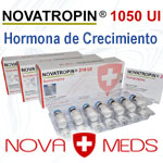 NOVATROPIN ® 1,050 UI Hormona de Crecimiento Suiza. Nova Meds