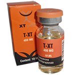T-XT 400 - Testex Prolongatum de 400 mg x 10ml.  XT LABS Original - La testosterona es la hormona primaria masculina en el cuerpo, es posiblemente el contructor muscular MAS PODEROSO 