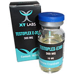 Testoplex E 300 Enantato de Testosterona  XT LABS Original - Tiene efectos significativos sobre el desarrollo de la masa muscular